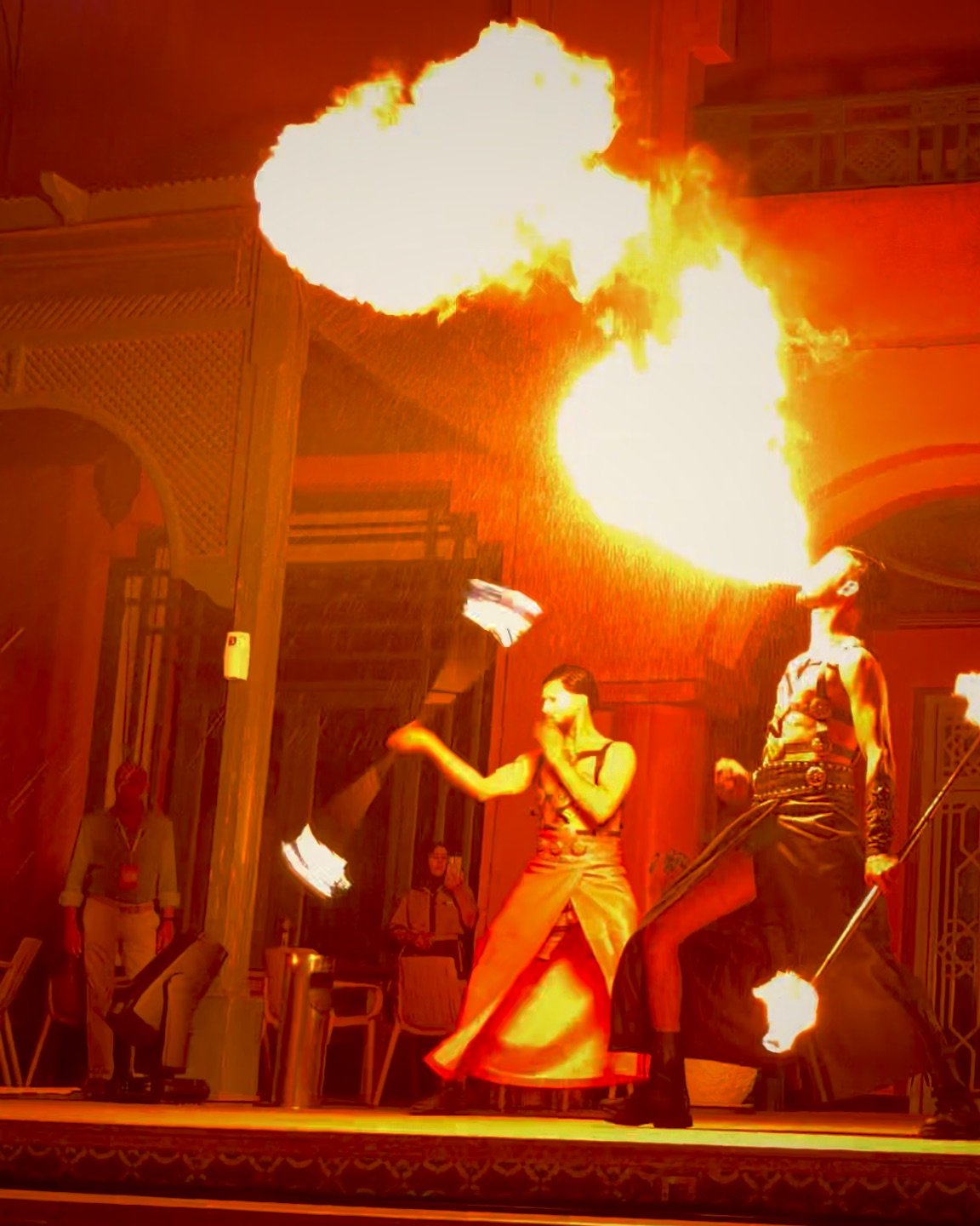 Fire breathing