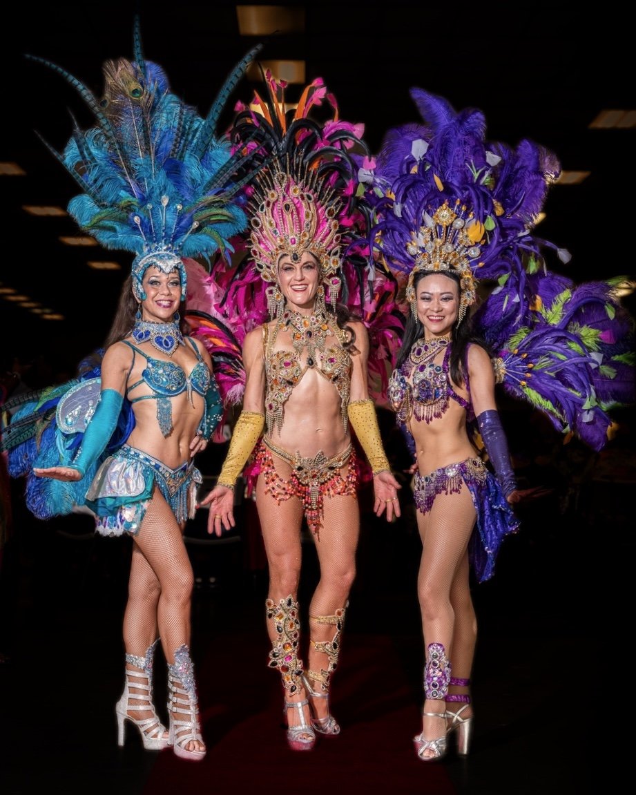 Samba dancers performance
