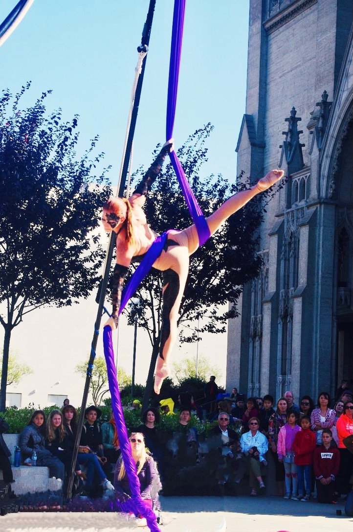 Aerial silks